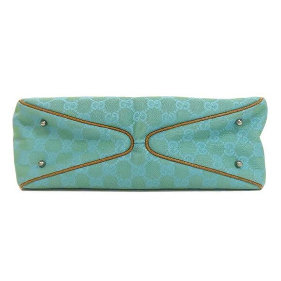 Gucci Canvas Tote Bag - M Turquoise Blue - Picture 4 of 7